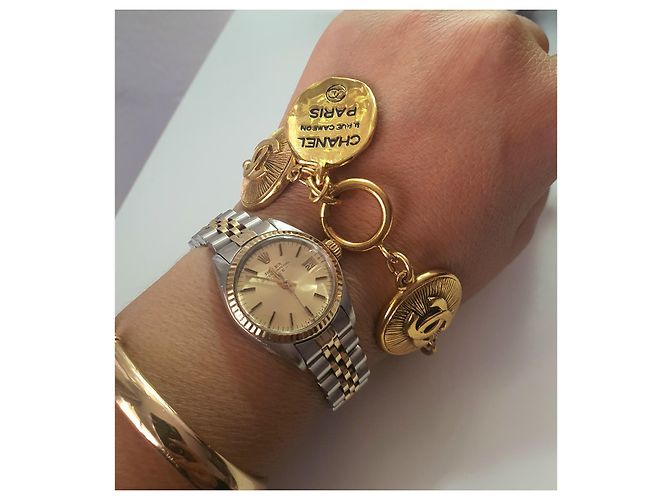Vintage Chanel-Armband Golden - Ansicht 4
