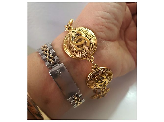 Vintage Chanel-Armband Golden - Ansicht 5