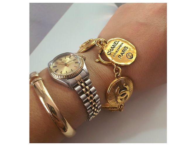 Vintage Chanel-Armband Golden - Ansicht 7