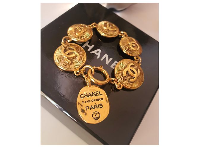 Vintage Chanel-Armband Golden - Ansicht 9