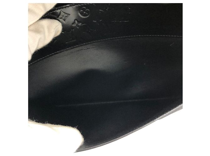 Louis Vuitton Monogramma Glace Anouchka GM M92229 Nero - vista 16
