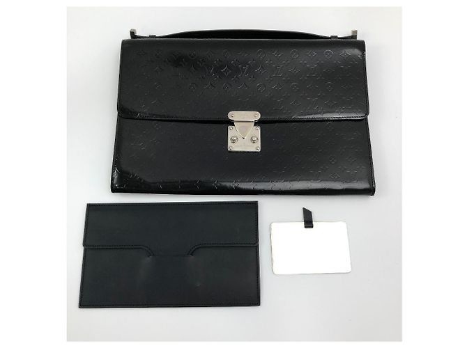 Louis Vuitton Monogramma Glace Anouchka GM M92229 Nero - vista 20