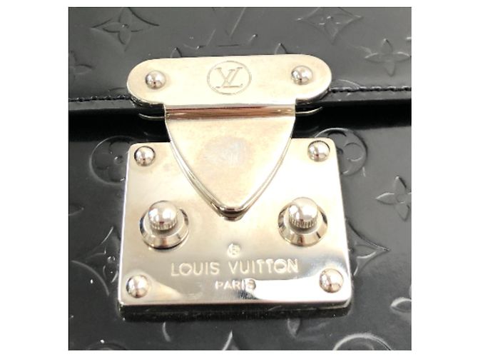Louis Vuitton Monogramma Glace Anouchka GM M92229 Nero - vista 7