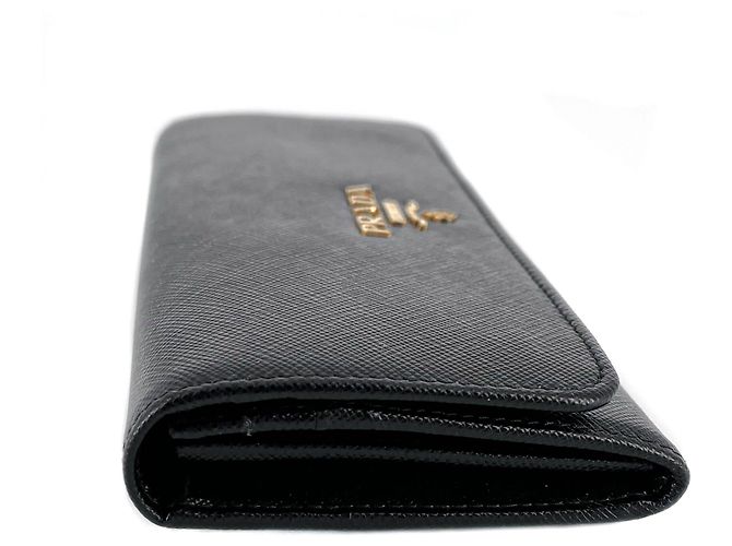 Prada Black Saffiano Wallet Large - view 5