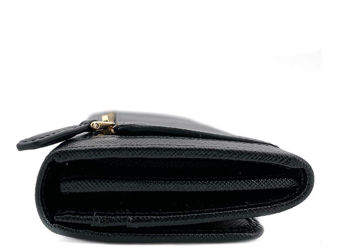 Prada Black Saffiano Wallet Large - view 7