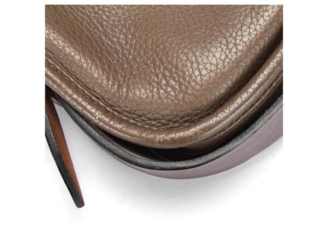 Hermès Borsa a tracolla Barda Marrone - vista 13