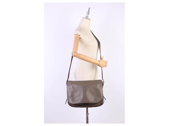 Hermès Borsa a tracolla Barda Marrone - vista 15