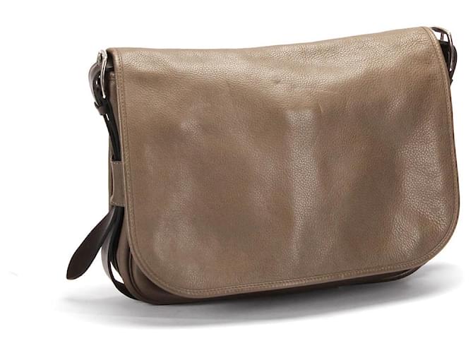 Hermès Borsa a tracolla Barda Marrone - vista 3