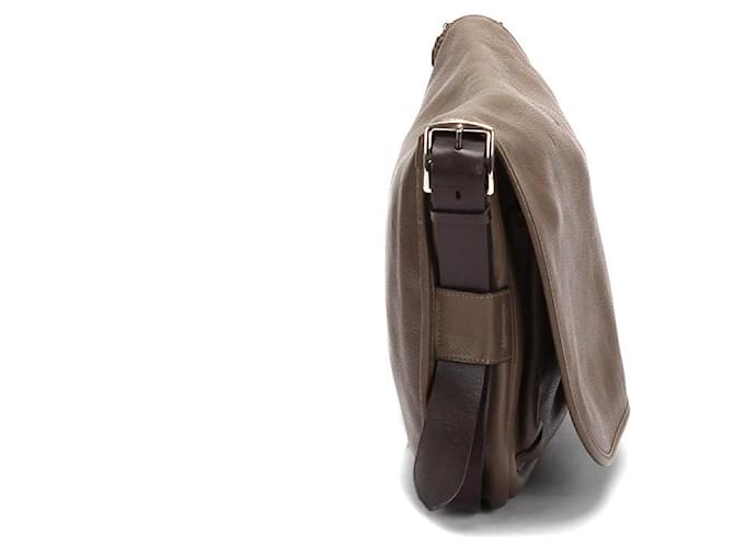 Hermès Borsa a tracolla Barda Marrone - vista 4