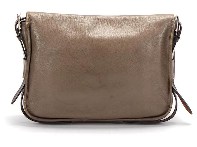 Hermès Borsa a tracolla Barda Marrone - vista 5