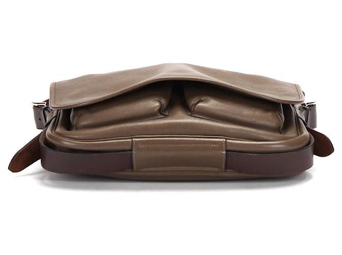 Hermès Borsa a tracolla Barda Marrone - vista 6