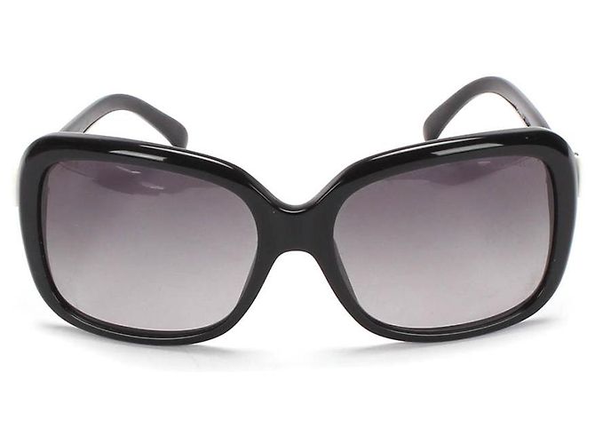 Chanel-Sonnenbrille in gutem Zustand Schwarz - Ansicht 2