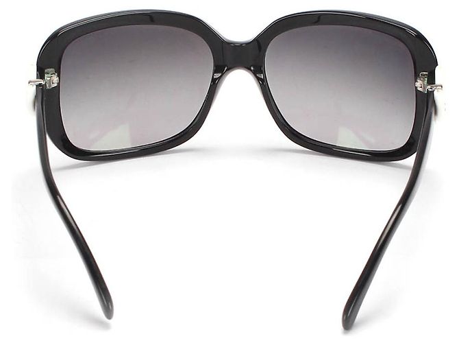 Chanel-Sonnenbrille in gutem Zustand Schwarz - Ansicht 4