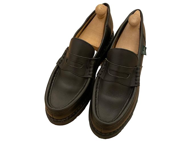 Mocasines « Orsay » Paraboot 38 (5) Cuero liso negro - vista 7