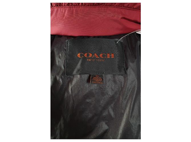 Chaqueta Plumífero Coach Burdeos - vista 11