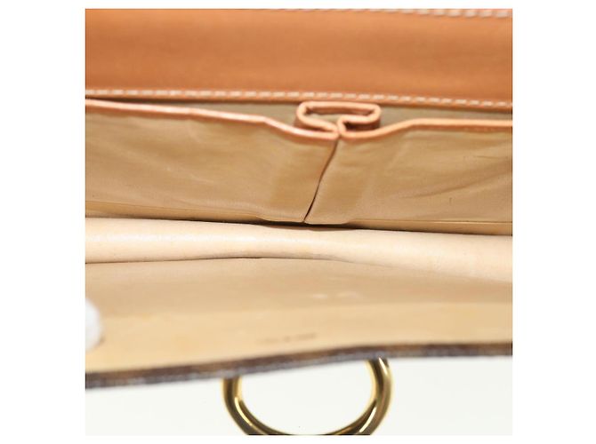 Céline CELINE Macadam Canvas Handtasche PVC Leder Braun Auth am3590 - Ansicht 11