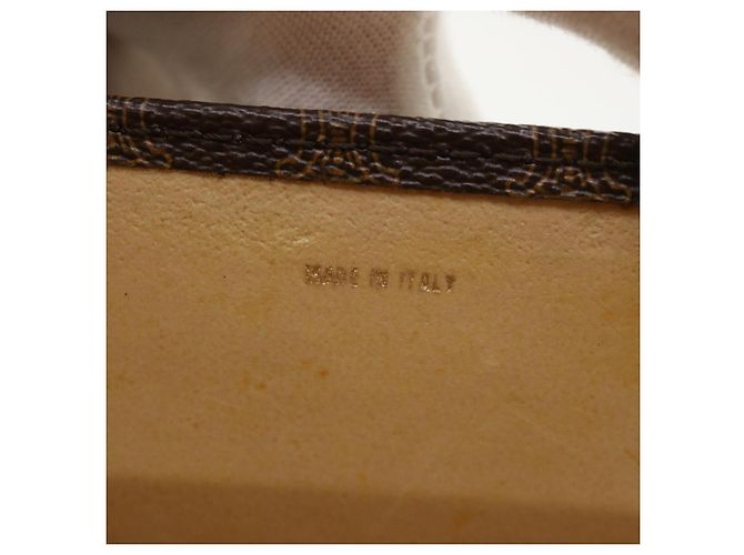 Céline CELINE Macadam Canvas Handtasche PVC Leder Braun Auth am3590 - Ansicht 18