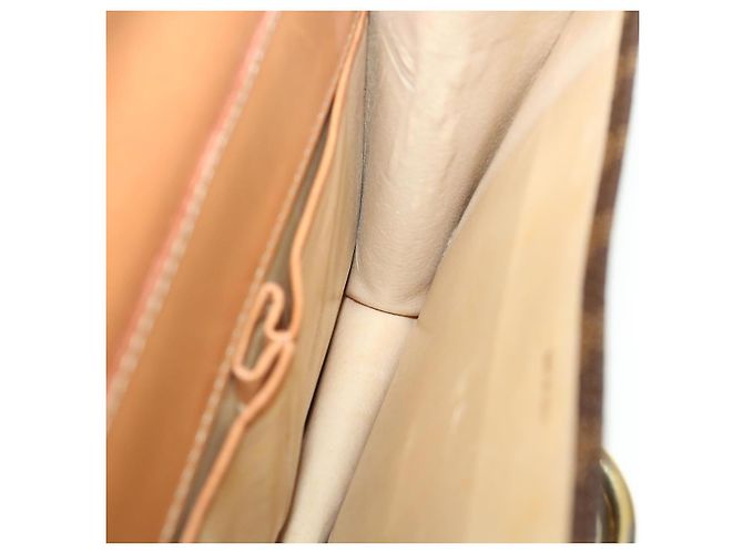 Céline CELINE Macadam Canvas Handtasche PVC Leder Braun Auth am3590 - Ansicht 19