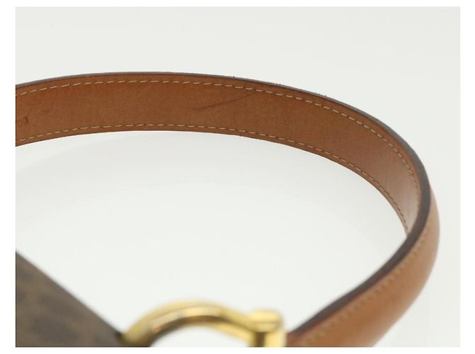 Céline CELINE Macadam Canvas Handtasche PVC Leder Braun Auth am3590 - Ansicht 7