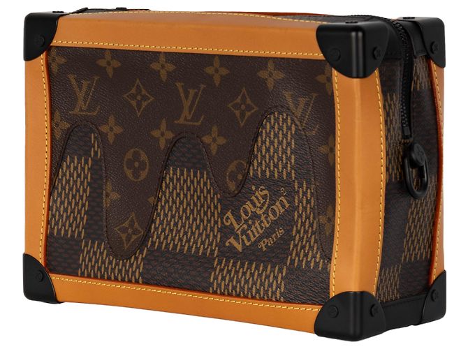 Twist Baule morbido Louis Vuitton LV x Nigo Marrone - vista 3