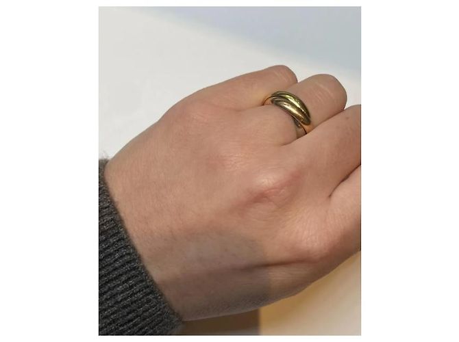 Cartier Trinity Ring 18K Gelbgold Größe 50 Gold hardware - Ansicht 3