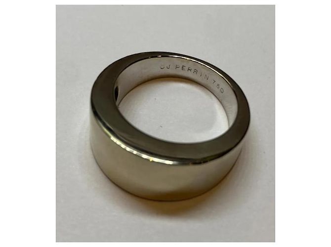 O.J. Perrin Ringarmreif Weißgold Größe 56 Silber - Ansicht 2