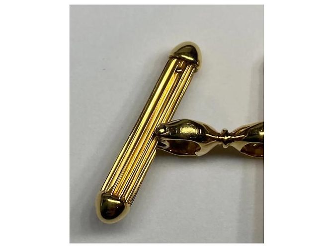 Van Cleef & Arpels Cufflinks Yellow Gold Golden - view 3