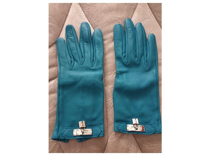 Kelly Hermès soja Azul Azul claro - vista 6