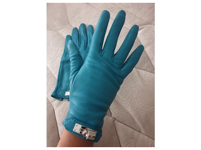 Kelly Hermès soja Azul Azul claro - vista 7