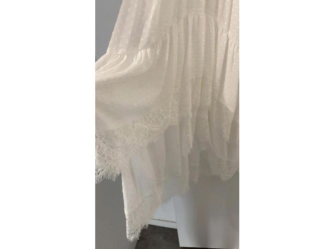 The Kooples Weißes Spitzenkleid - Ansicht 2