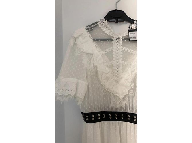 The Kooples Weißes Spitzenkleid - Ansicht 5