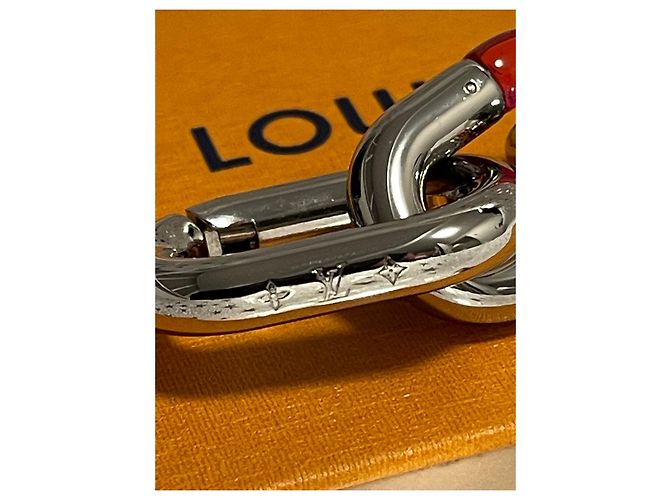 Catena per borsa Louis Vuitton Twist in metallo oro e nero Argento - vista 4