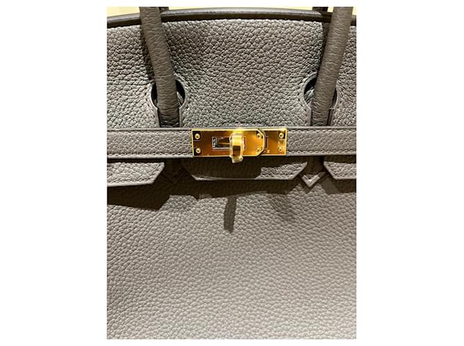 Acapulco Hermès Borsa HERMES BIRKIN 25 Grigio - vista 5