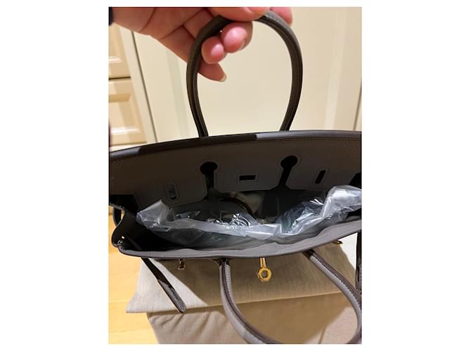Acapulco Hermès Borsa HERMES BIRKIN 25 Grigio - vista 6