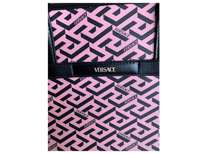 Versace LaGreca Tragetasche aus Stoff Mehrfarbig Mehrfarben - Ansicht 5