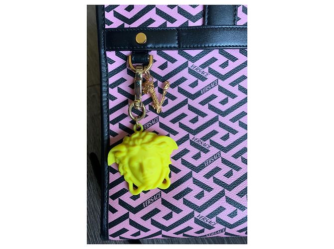 Versace LaGreca Tragetasche aus Stoff Mehrfarbig Mehrfarben - Ansicht 7