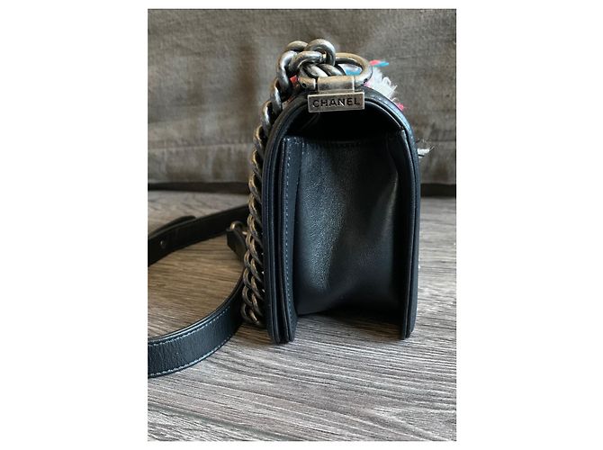 Chanel Boy Tweed Tasche mehrfarbig Mehrfarben - Ansicht 7