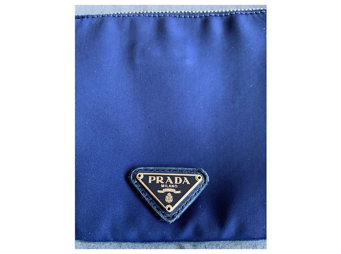 Bolso Prada Mini, Bolso, Embrague Azul oscuro - vista 3