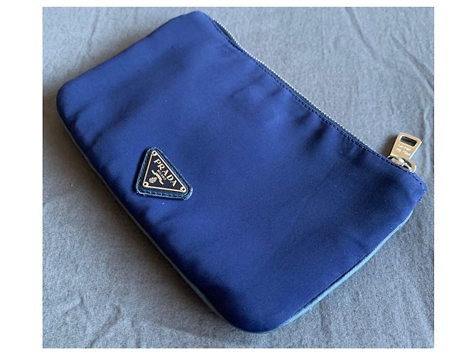 Bolso Prada Mini, Bolso, Embrague Azul oscuro - vista 4