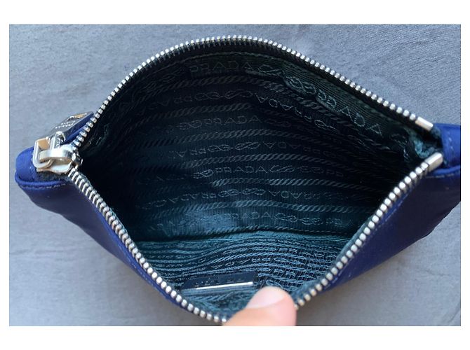Bolso Prada Mini, Bolso, Embrague Azul oscuro - vista 5