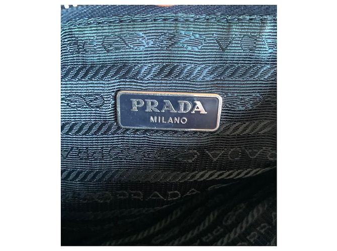 Bolso Prada Mini, Bolso, Embrague Azul oscuro - vista 7