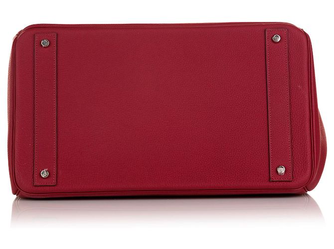 Hermès Hermes Red Clemence HAC Birkin 40 Rosso - vista 4