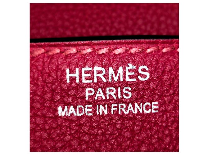 Hermès Hermes Red Clemence HAC Birkin 40 Rosso - vista 6