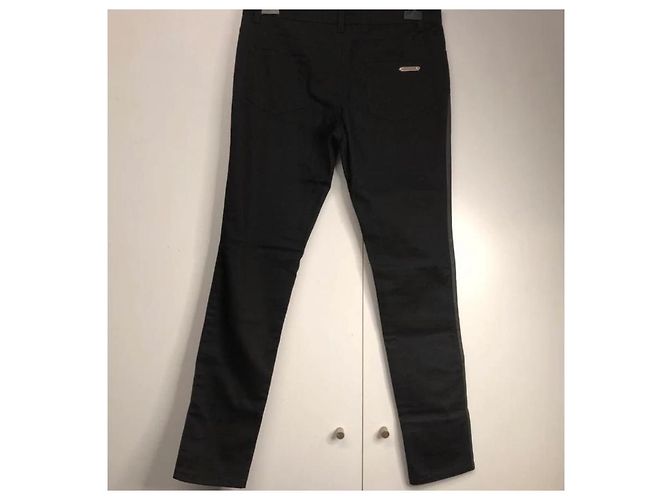 Jeans Givenchy de denim negro recubierto Talla 42 - vista 2