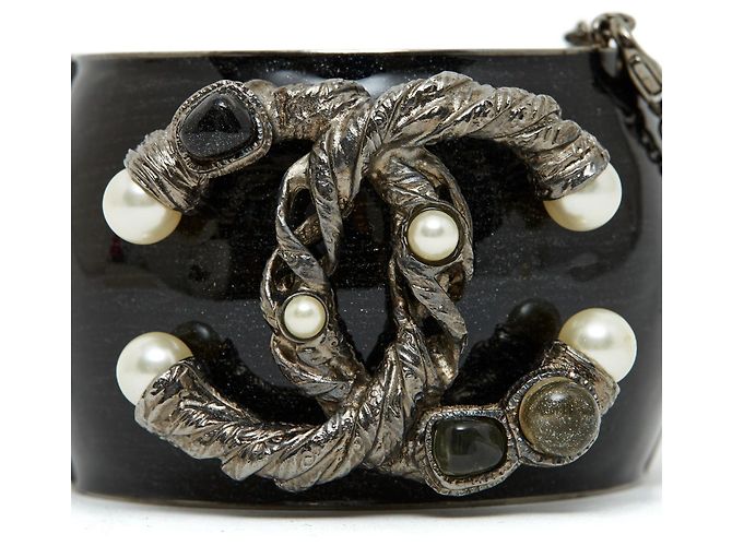 Chanel 15POLSINO B CC SMALTO NERO Argento - vista 2