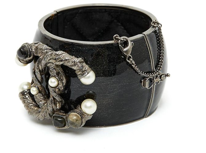 Chanel 15POLSINO B CC SMALTO NERO Argento - vista 3