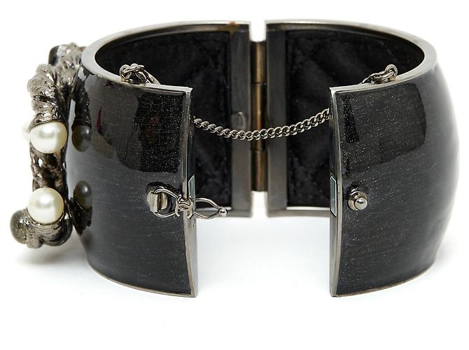 Chanel 15POLSINO B CC SMALTO NERO Argento - vista 4