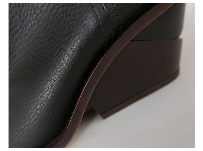 Botas vaqueras de cuero negro Fendi - vista 6