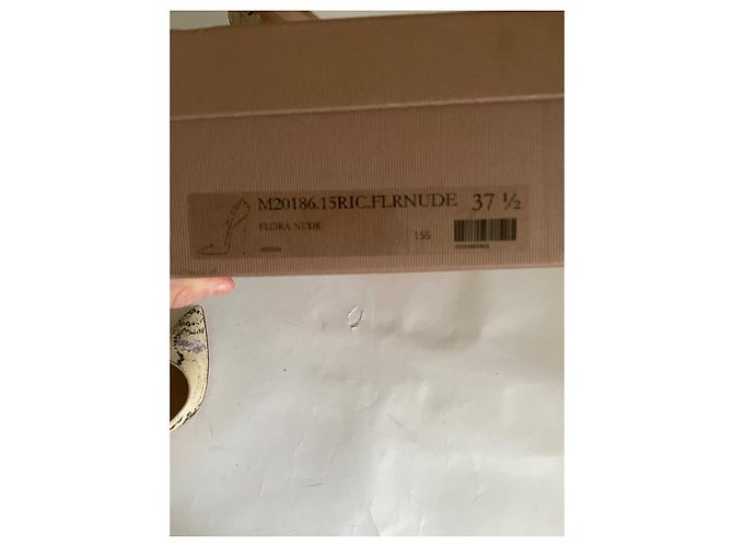 Décolleté Gianvito Rossi Mary Katrantzou Pelle e Tessuto 37.5 Multicolore - vista 3