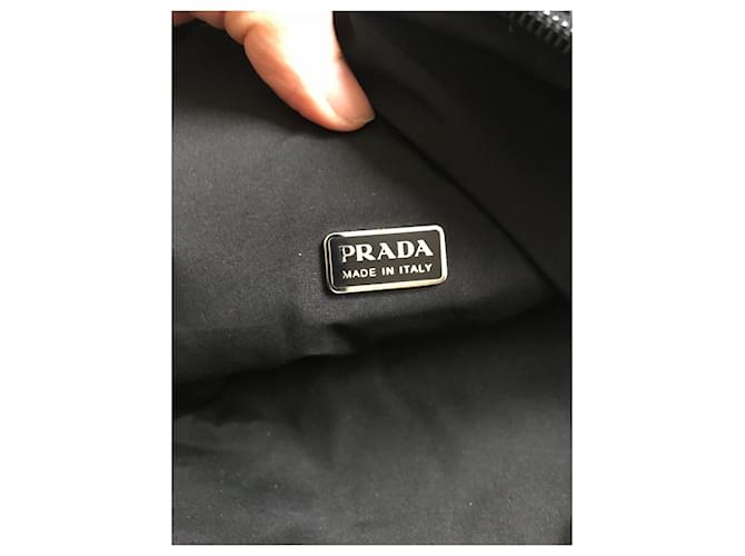Pochette Prada Nera Stile Neoprene Nero - vista 5